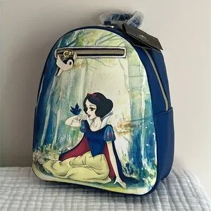 Loungefly Disney Snow White And The Seven Dwarfs Forest Scene Mini Backpack NWT Loungefly Disney Snow White And The Seven Dwarfs Forest  main image 2